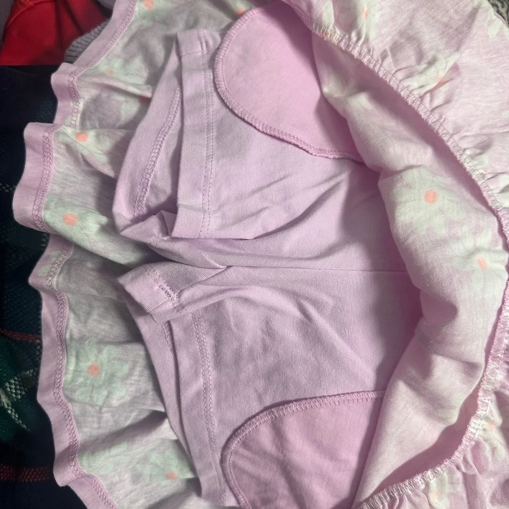 Cat & Jack Pink Floral Diaper Cover